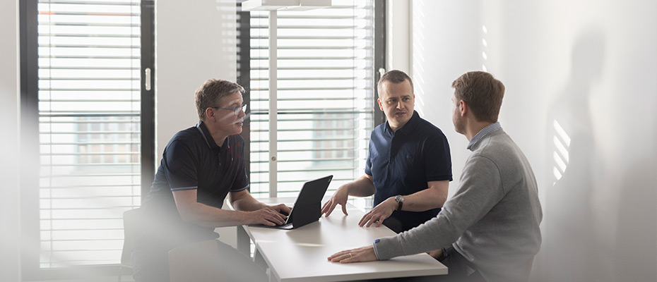 Ralf Hesse, Tim Dankers, und Til Steng